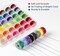 36pcs Sewing Machine Bobbin Thread with Case and Measuring Tape